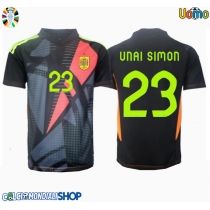Maglie da calcio Spagna Unai Simon #23 Portiere Seconda Maglia Europei 2024 Manica Corta